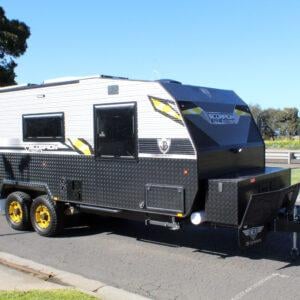 JB Caravans 22' Scorpion Sting Fd Cafe Lge Ensuite - Image 13